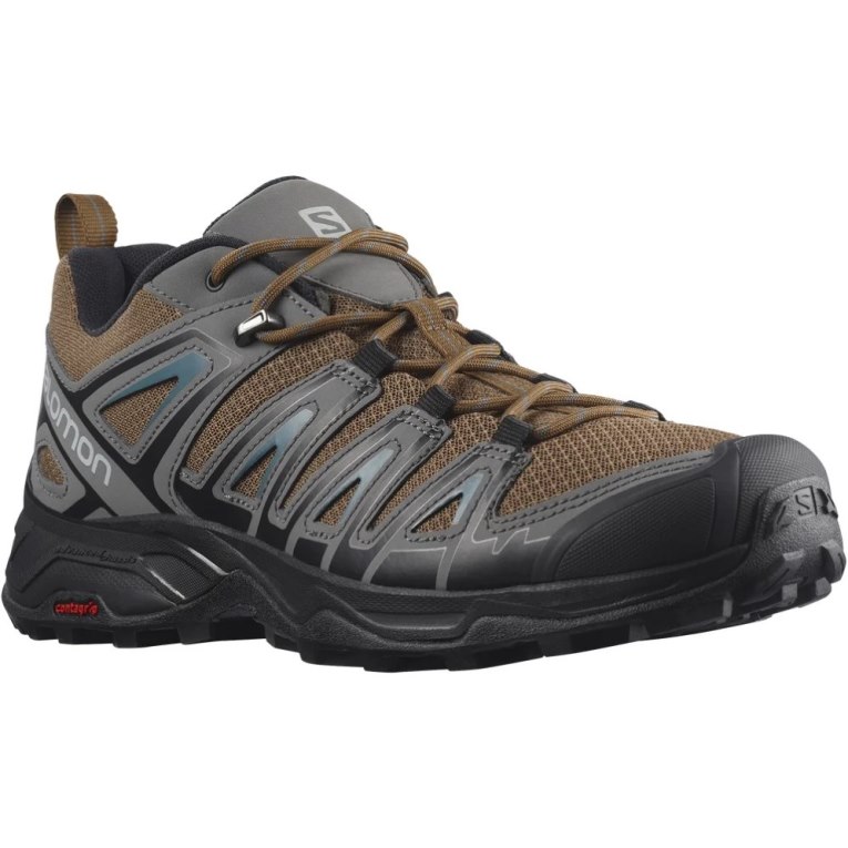 Salomon X Ultra Pioneer Turisticke Topanky Panske Hnede Siva | SK 1HEMTO